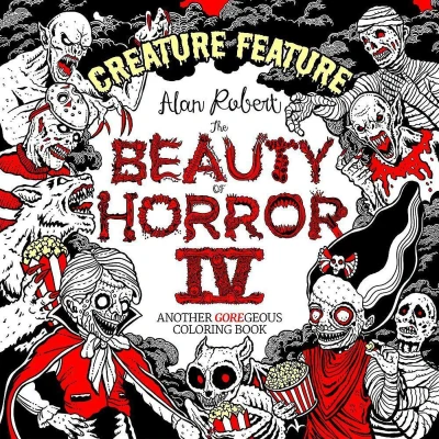 Afbeelding van The Beauty of Horror 4: Creature Feature Coloring Book