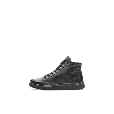 Afbeelding van ara ROM Sneakers hoog, Dames, Maat: 39, Schwarz Leer