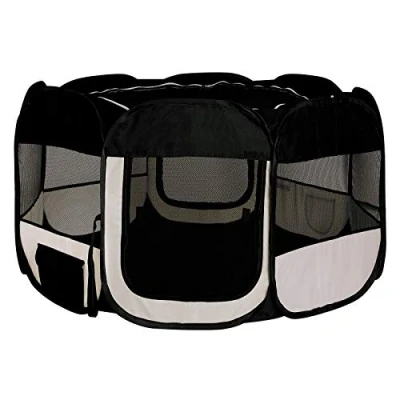 Afbeelding van Hondenrennen puppies (zwart/beige)