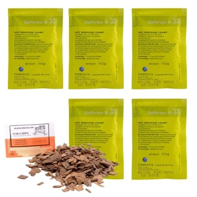 Afbeelding van 5 x gist fermentis S 33, biergist, brouwgist