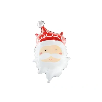 Afbeelding van Partydeco Kerst Folieballon Santa 50 x 70 cm