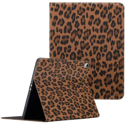 Afbeelding van Selencia Sabi Bookcase voor de Apple iPad Air 11 inch (2025) M3 / (2024) M2 5 (2022) 4 (2020) Mocha Brown