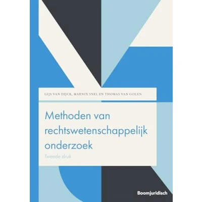 Afbeelding van Boom Juridische studieboeken Methoden van rechtswetenschappelijk onderzoek
