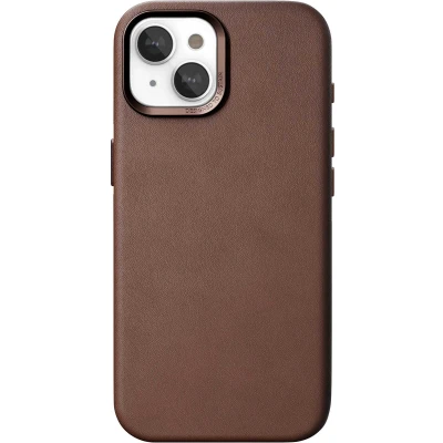 Afbeelding van Bio Leather Case MagSafe iPhone 15 Plus Bruin
