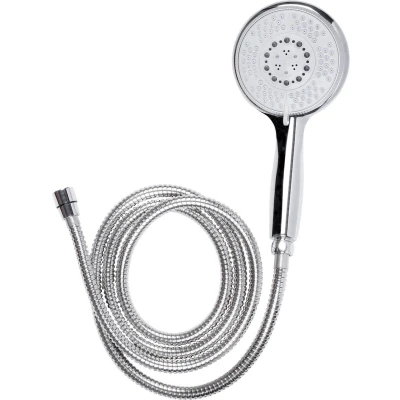 Afbeelding van Handdouche met slang Differnz (Ø 10 cm, 5 standen, Chroom)