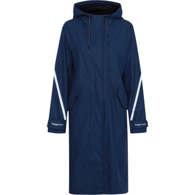 Afbeelding van Thejoggconcept Mantel, Dames, Maat: XXL, Medieval blue