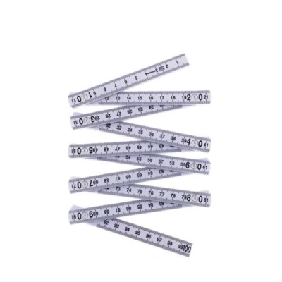 Afbeelding van Benson Duimstok 1 meter Inklapbaar Plastic