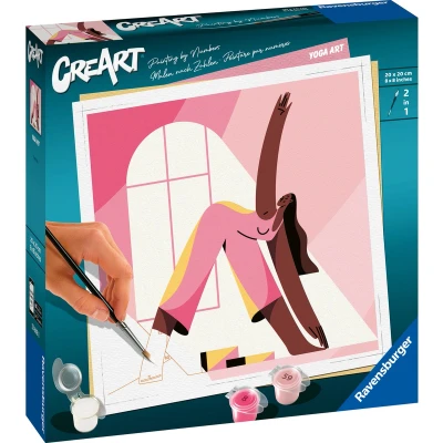 Afbeelding van Ravensburger Yoga Art CreArt Schilderen op nummer voor volwassenen