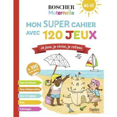 Image de Mon super cahier avec 120 jeux