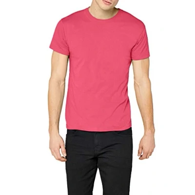 Afbeelding van Fruit of the Loom Original T shirt voor heren (set van 5 stuks), Fuchsia