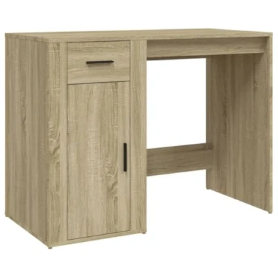 Afbeelding van vidaXL Bureau Sonoma eiken 100x49x75 cm bewerkt hout