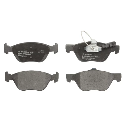 Afbeelding van BOSCH 0 986 424 578 Remblokkenset Low Metallic Met ingebouwde slijtagesensor plunjerclip, anti kreukplaat FIAT: Punto II Hatchback