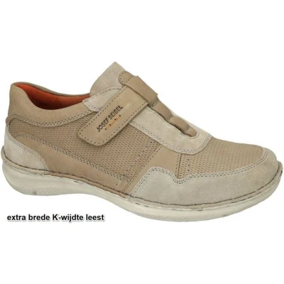 Afbeelding van Josef Seibel Heren taupe casual schoenen maat 42