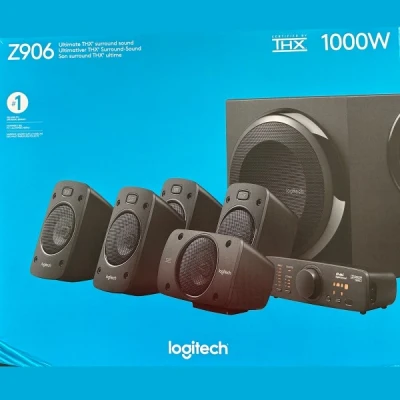 Afbeelding van Logitech Speaker Z906, audio, surround 5.1, 500W subwoofer, THX DD DTS, zwart, detailhandel