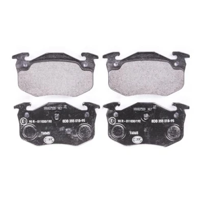 Afbeelding van HELLA 8DB 355 018 951 Remblokkenset Geschikt voor slijtage waarschuwingscontact PEUGEOT: 206 Hatchback, 106 II SW, RENAULT: CLIO 2