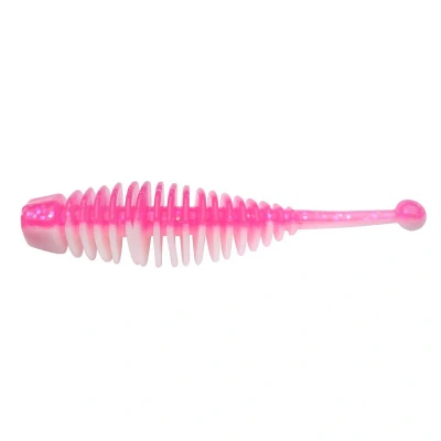 Afbeelding van Berkley Powerbait Power Naiad Softbait 30mm Pink/White Shad