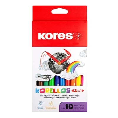 Afbeelding van Kores FS29021 viltstift Multi Meerkleurig