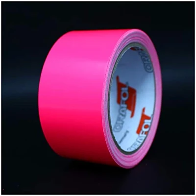 Afbeelding van Finest Folia Sierstrip, plakstrip, decoratieve zijstreep, waterdicht, voor auto, motorfiets, boot of modelbouw, 10 m, 50 mm breed, fluorescerend roze
