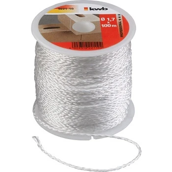 Afbeelding van KKWB Metselkoord Wit 2mm x 100m1