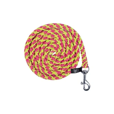 Afbeelding van HKM Hobby Horse Halstertouw Roze/Geel