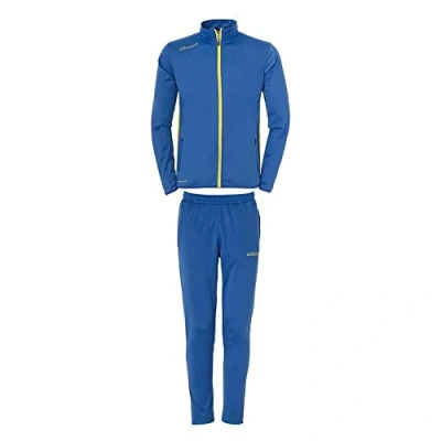 Afbeelding van Uhlsport Essential Classic Trainingspak Azuur Blauw Limoen Geel Maat L