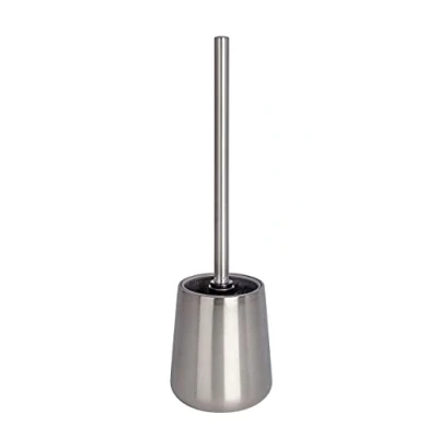 Afbeelding van Wenko Toiletborstel Met Houder Solid 38 X 11 Cm Rvs Zilver