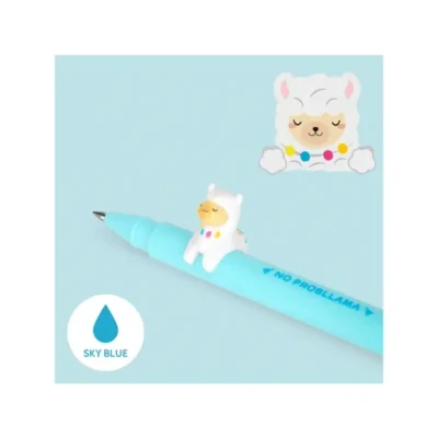 Afbeelding van GEL PEN WITH ANIMAL DECORATION LOVELY FRIENDS LLAMA