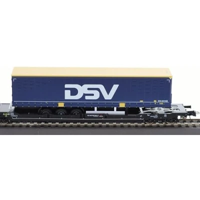 Afbeelding van Roco 6600034 H0 dubbeltasje gelede wagon T3000e van de TX logistiek