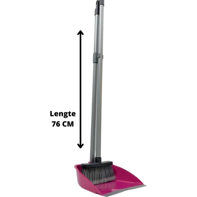 Afbeelding van Synx Tools Stoffer &amp; blik Maria Paars set en open model met lange