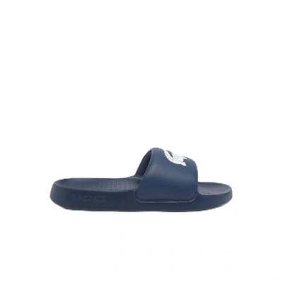 Afbeelding van Lacoste Heren Badsleper Serve Slide Navy/White BLAUW 42