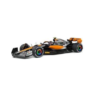 Afbeelding van McLaren MCL60 Solido Modelauto 1:18 2023 Lando Norris F1 Team S1811201 British GP