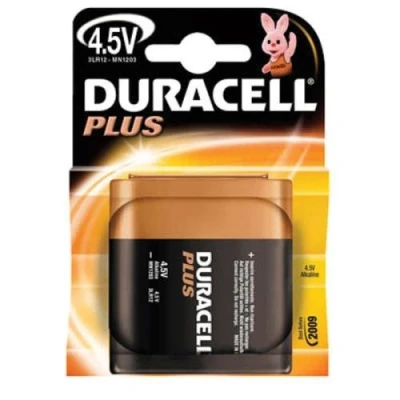 Afbeelding van Platte batterij (4,5V) Duracell Plus 3LR12 Alkaline 1 stuk(s)