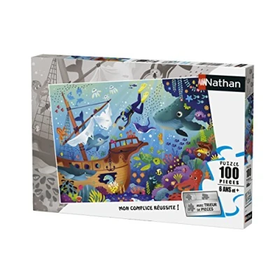 Image de Puzzle 100 pièces Nathan Le monde sous marin
