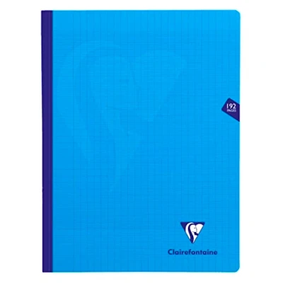 Afbeelding van Clairefontaine Mimesys Notitieboek, A4+, 192 pagina&#039;s, blauw