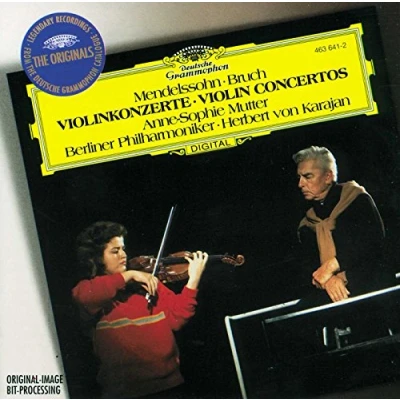 Afbeelding van Anne Sophie Mutter, Berliner Philharmoniker, Herbert von Karajan Mendelssohn Bruch: Violin Concertos (CD)