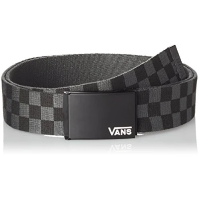 Image de Vans Deppster II Web Belt Ceinture, Noir (Black/Charcoal), Taille Unique Homme