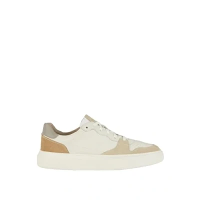 Afbeelding van Geox U Deiven Sneakers laag, Heren, Maat: 42, White sand Leer en textiel