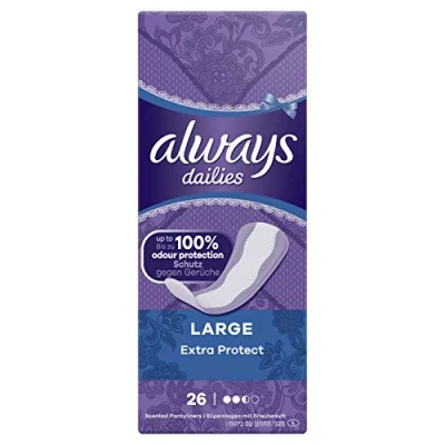 Afbeelding van Always Dailies Inlegkruisjes Extra Protect L 24 stuks