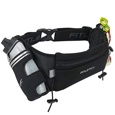 Afbeelding van Fitletic HD12 Hydratatieriem, uniseks, volwassenen, zwart, L/XL