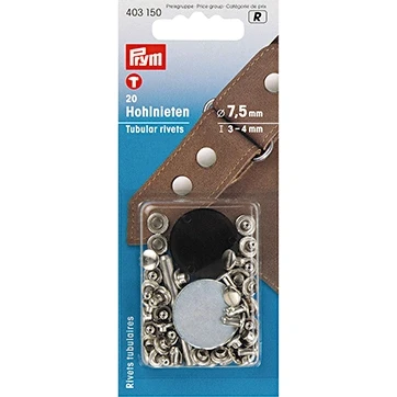Afbeelding van Zilver Prym Holnieten Voor Dikte 3 4mm