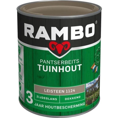 Afbeelding van Rambo Pantserbeits Tuinhout Dekkend Zijdeglans Leisteen 1124