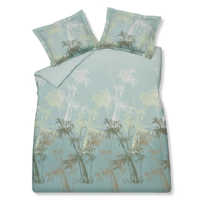 Afbeelding van Vandyck Palm Paradise Dekbedovertrekset Thyme 2 persoons (200x200/220 + Slopen)