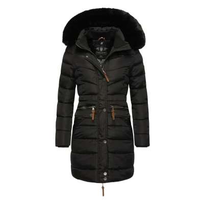 Afbeelding van Navahoo Paula Winterjas, Dames, Maat: XS, black with fur