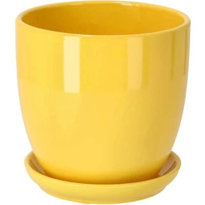 Afbeelding van KOTARBAU® Keramische bloempot met lekbak 17 cm