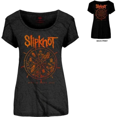Afbeelding van Slipknot The Wheel Dames T shirt 2XL Zwart