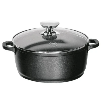 Afbeelding van Berndes Vario Click Induction kookpan met deksel aluminium Ø 20 cm Zwart