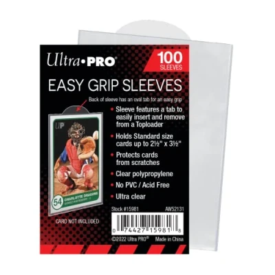 Afbeelding van Ultra Pro 15981 2 1/2&quot; x 3 Easy Grip Sleeves