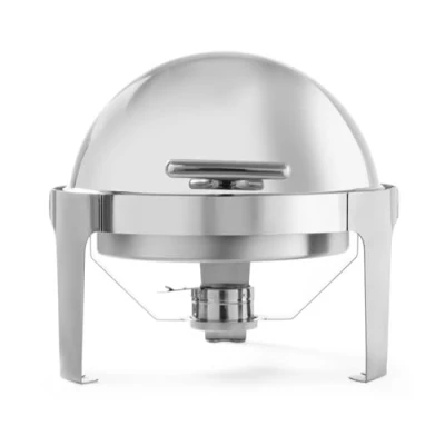 Afbeelding van Hendi Rolltop Chafing dish rond, RVS, 54(b)x51(d)x48(h)cm, 470312