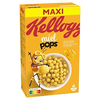 Afbeelding van Kellogg&#039;s Honing Pops Granen 620 g