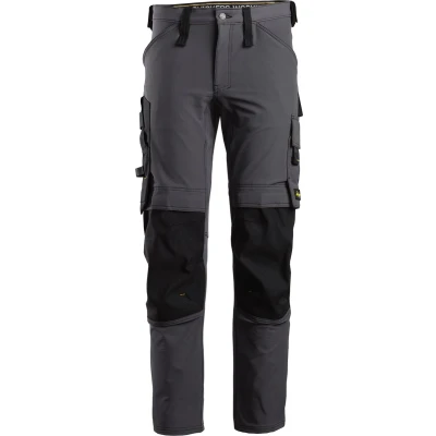 Afbeelding van Snickers Workwear 6371 Full Stretch Werkbroek, Grijs/Zwart Maat 52